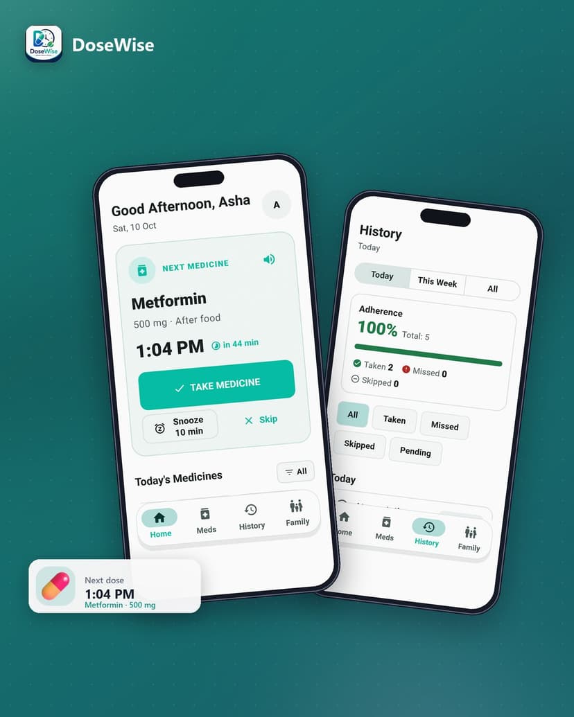 DoseWise: Medicine Reminder